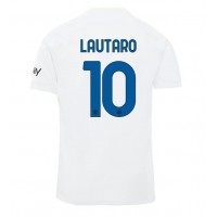 Inter Milan Lautaro Martinez #10 Replika Bortatröja 2023-24 Kortärmad